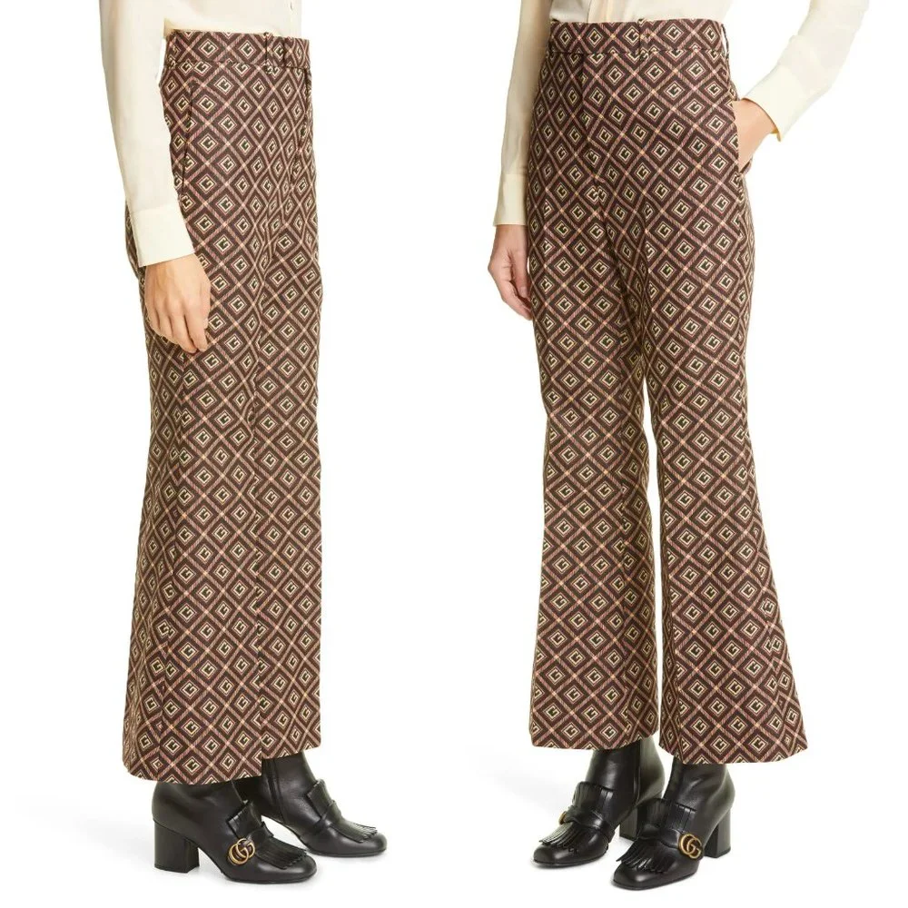 Gucci GG Logo Flare Pants - Picture 3 of 16